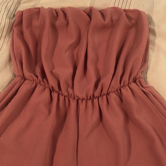 Strapless Jumpsuit Romper - Picture 2 of 4